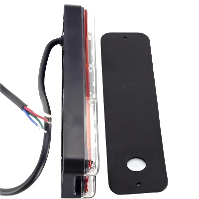 LED Rectangular All-In-One Rear Lamp With Built-In Reflector 190mm - Image 3