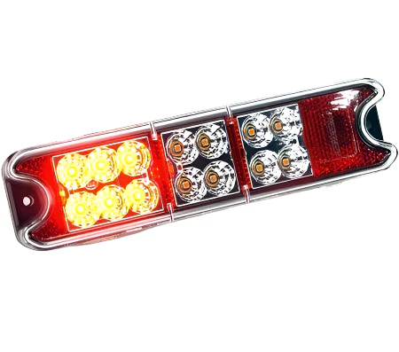 LED Rectangular All-In-One Rear Lamp With Built-In Reflector 190mm - Image 5