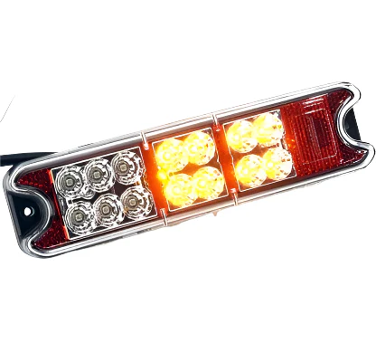 LED Rectangular All-In-One Rear Lamp With Built-In Reflector 190mm - Image 6