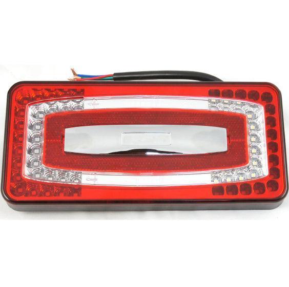 LED Rectangular Rear Light Stop/Tail/Indicator/Rear Fog/Reverse 224mm Pair - Image 3
