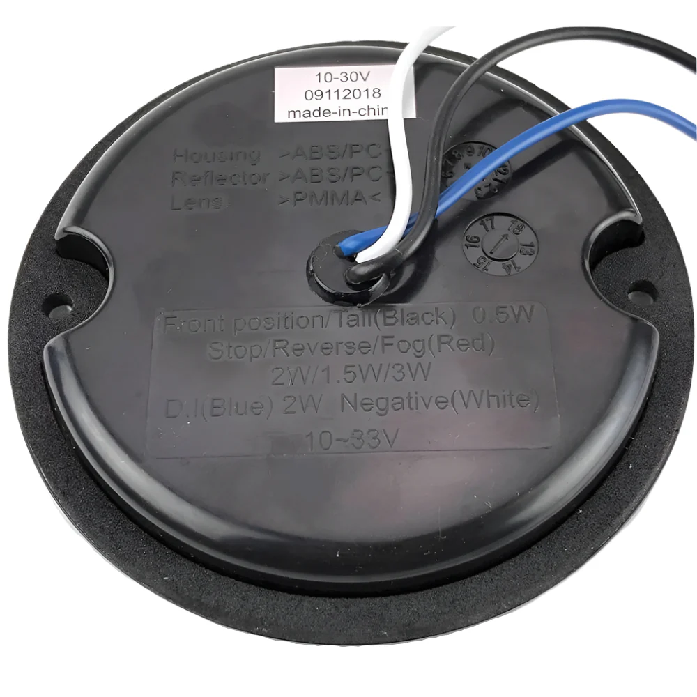 LED Running Lights With Indicator 95mm Pair - Image 3
