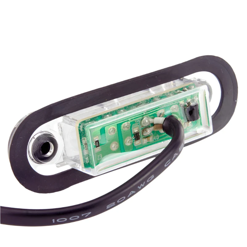 LED Side Repeater / Marker Lamp Clear Lens 83mm - Image 4