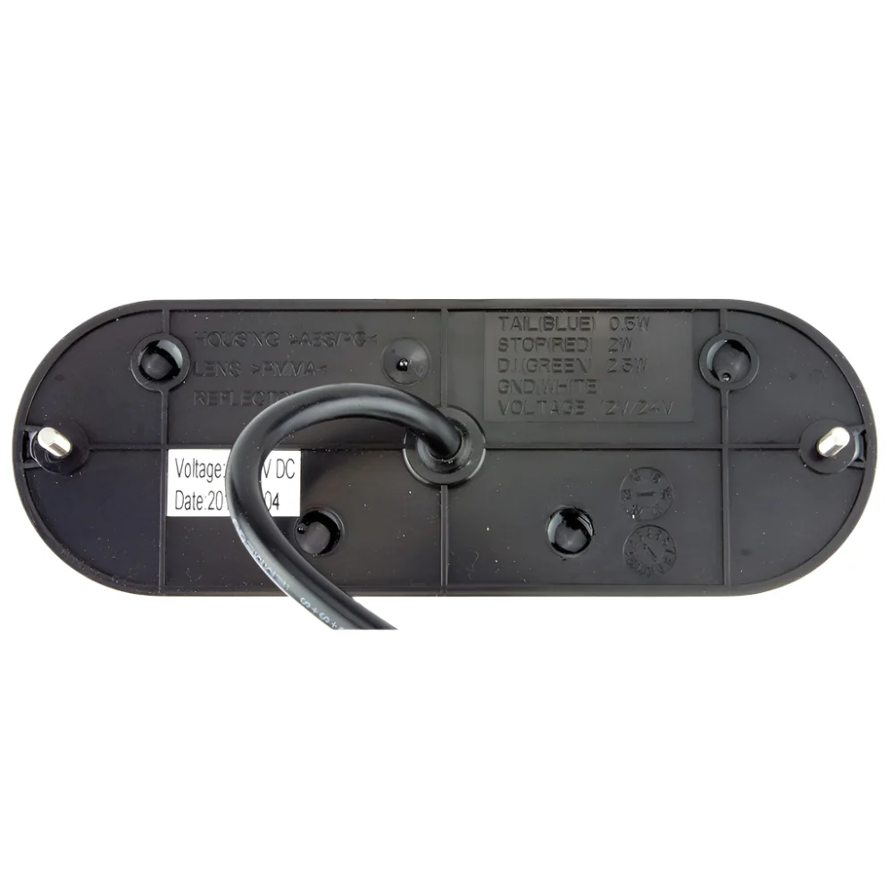 LED Stop / Tail / Indicator Clear Lens 165mm - Image 2