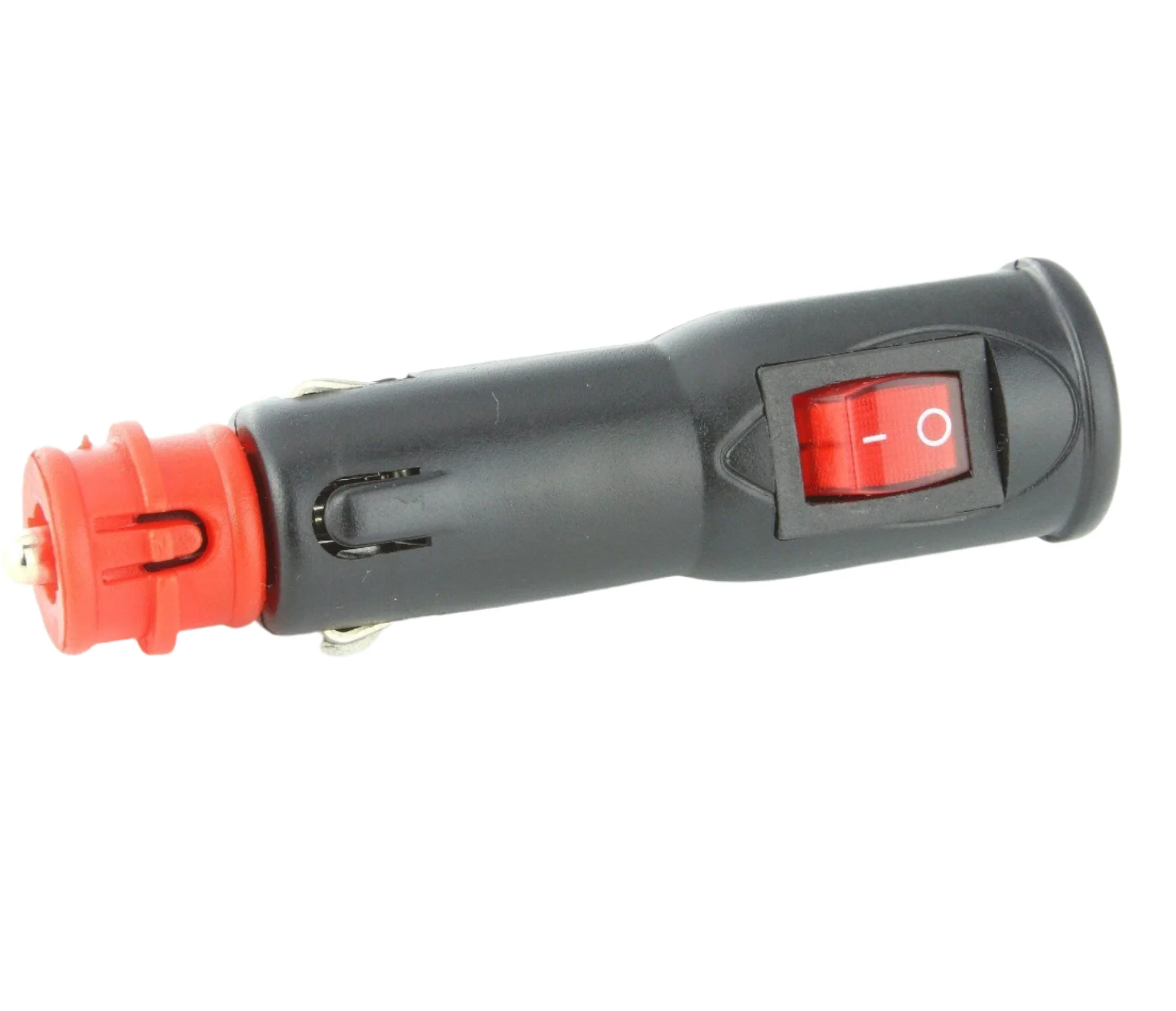 Lighter Plug Switched Black & Red