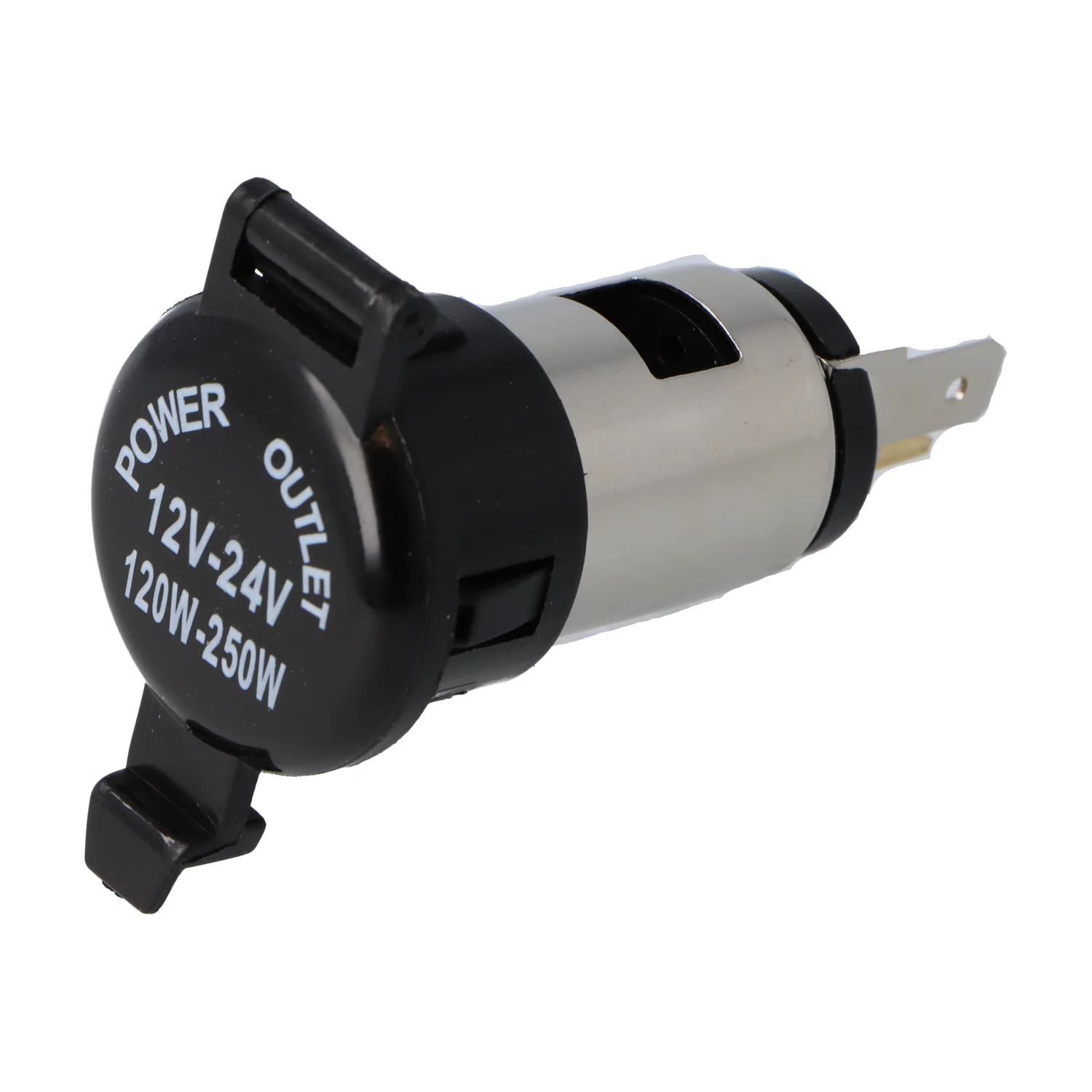 Lighter Style 12v - 24v Power Socket With Flip Cover - Image 4