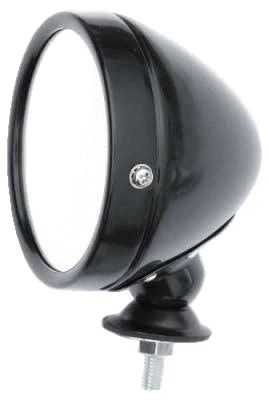 Lightweight Aluminium Gp Mirror Black 100mm