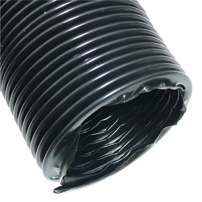 Lightweight PVC  Flexible Heater Duct Hose Black PVC Per Metre 38-63mm - Image 3