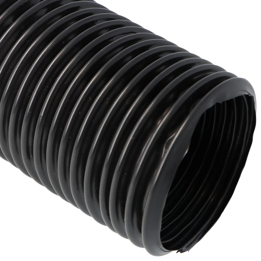 Lightweight PVC  Flexible Heater Duct Hose Black PVC Per Metre 38-63mm - Image 7