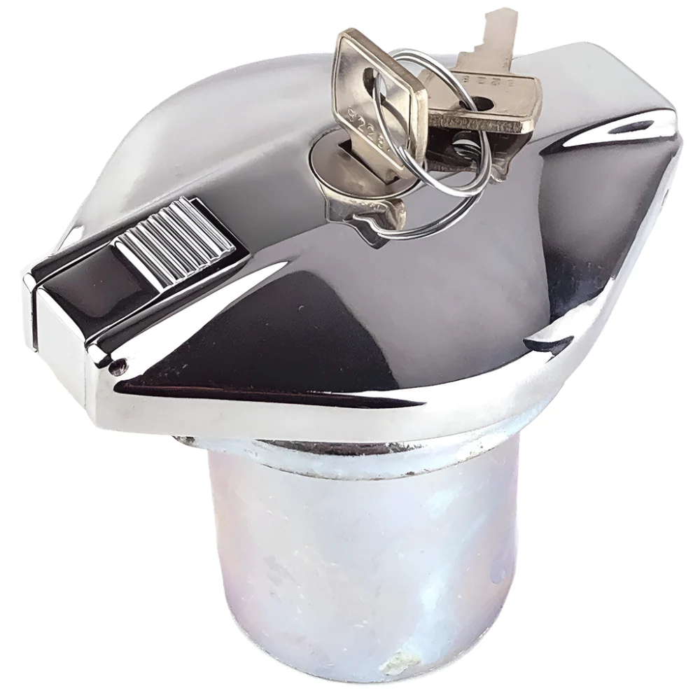 Locking Chrome Fuel Cap Assembly