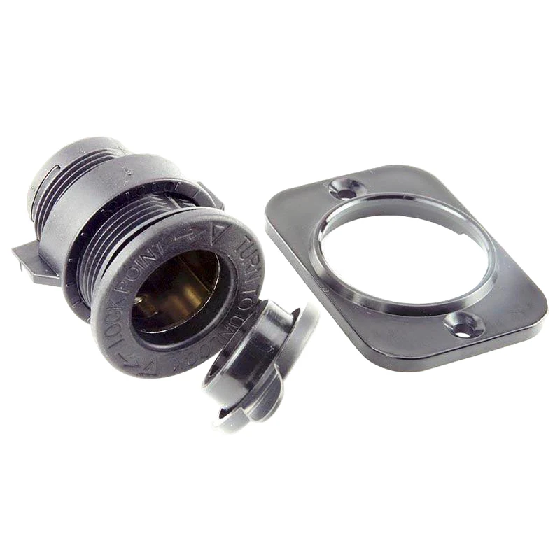 Locking Lighter Style Power Socket Black - Image 3