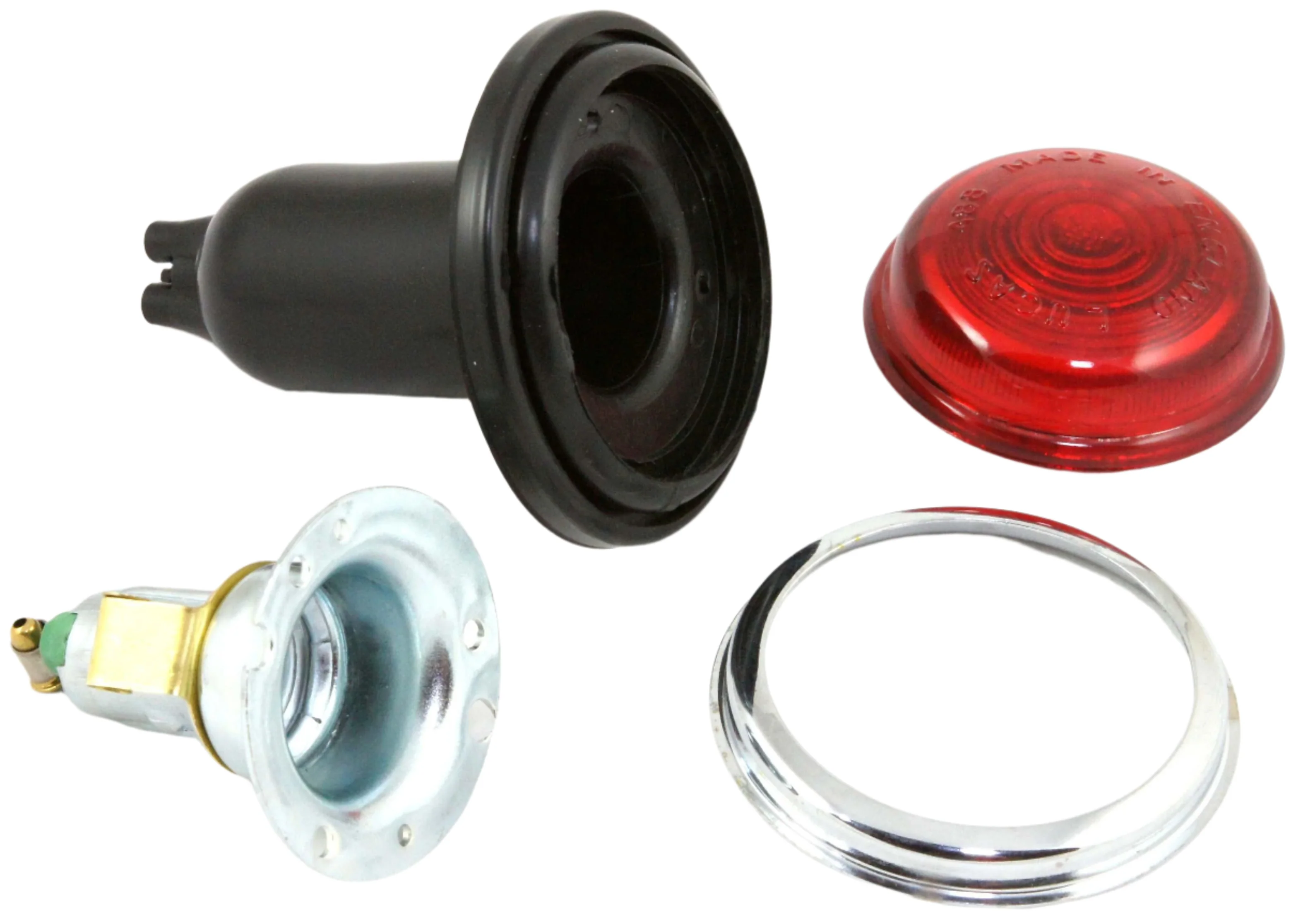 Lucas Glass Lens Classic Reverse Lamp 73mm Pair - Image 6