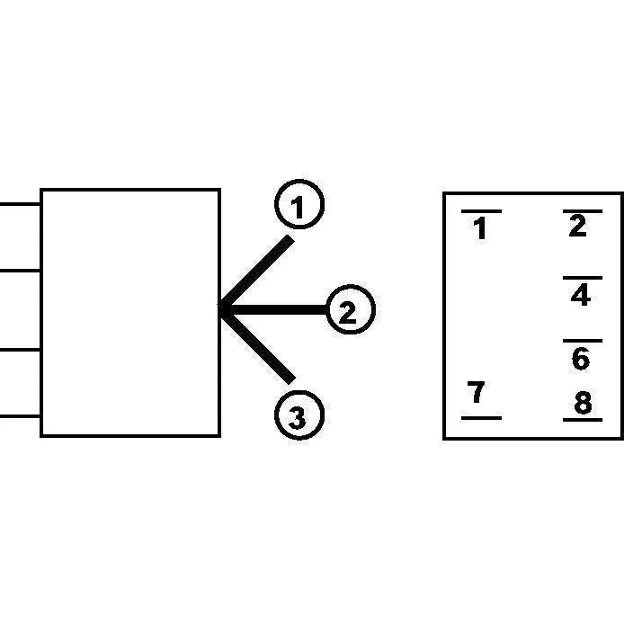 Lucas Style Black Paddle Toggle Switch Off On On - Image 2