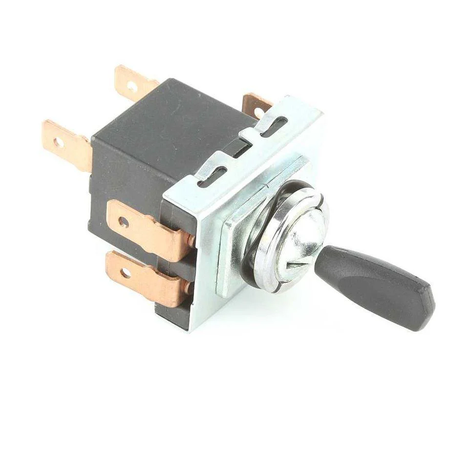Lucas Style Black Paddle Toggle Switch Off On On - Image 4
