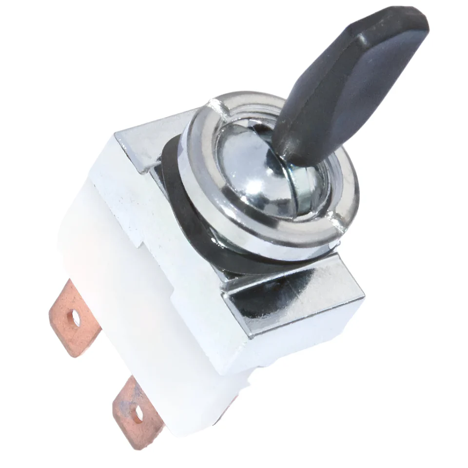 Lucas Style Black Paddle Toggle Switch On On Changeover