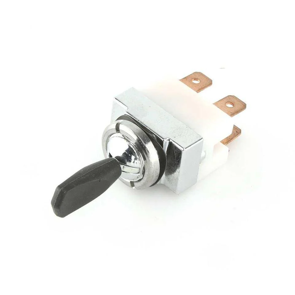 Lucas Style Black Paddle Toggle Switch On On Changeover - Image 3