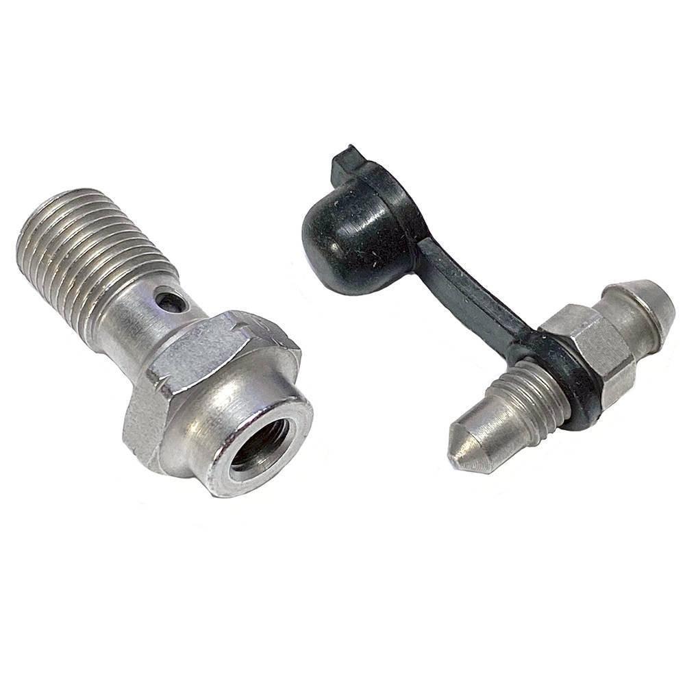 M10 x 1 Banjo Bolt With Bleed Nipple - Image 2