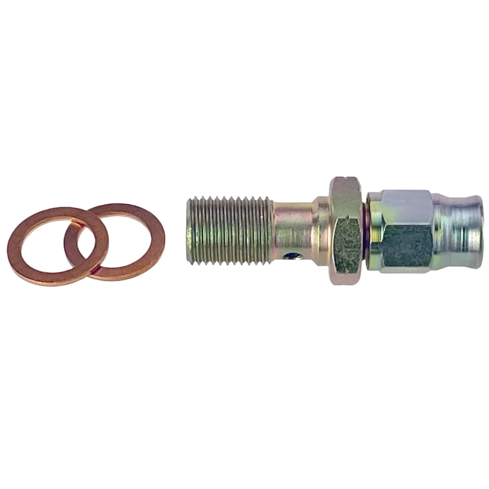 M10 x 1mm Banjo Bolt to Brake Hose Fitting