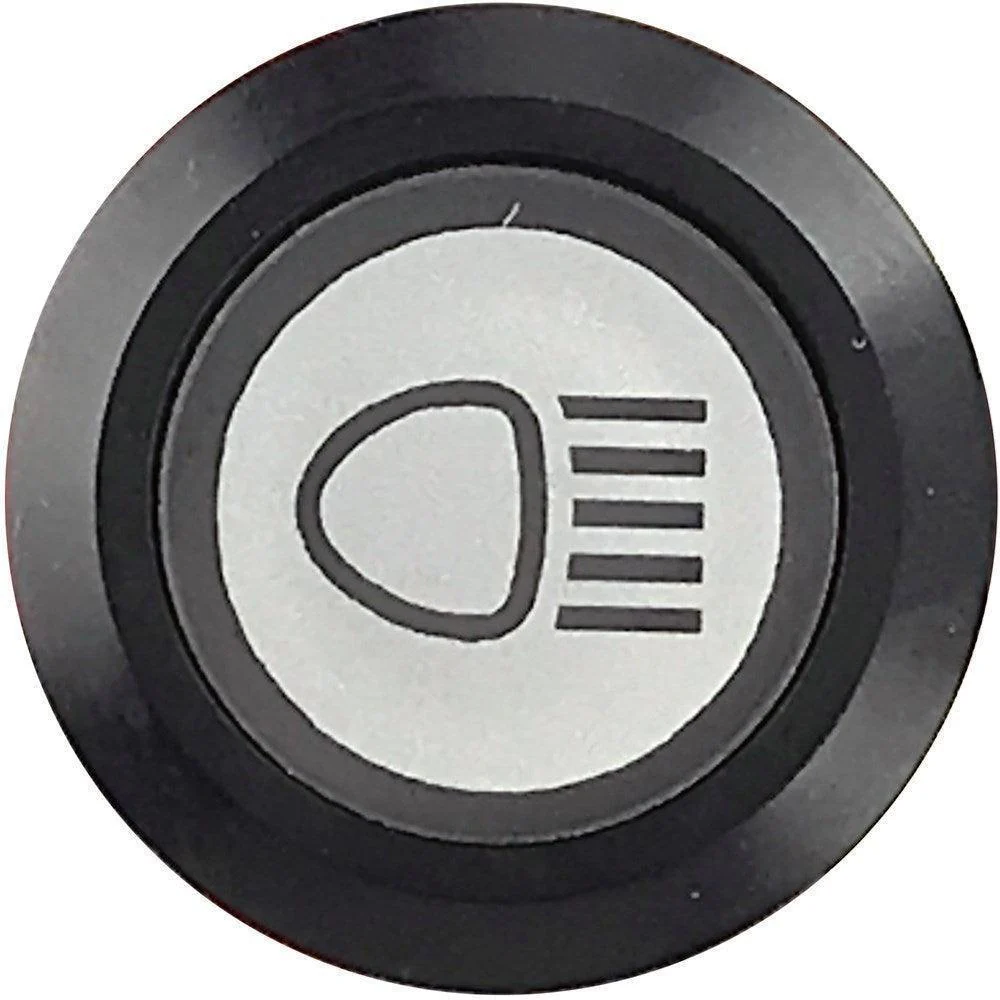 Main Beam Switch Illuminated Black Bezel