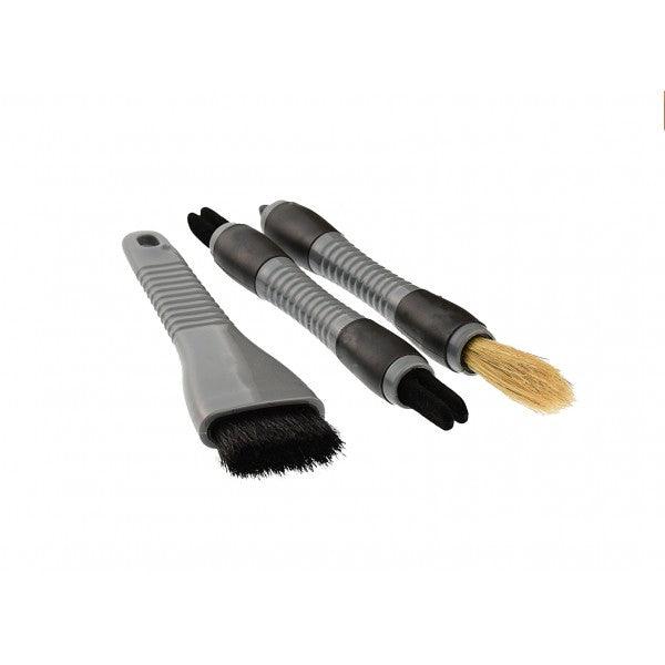 Martin Cox 3-Piece Interior Brush Set for Car Detailing