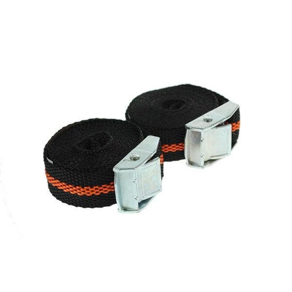 Heavy Duty Luggage Straps (2.5m x 25mm) - Pack of 2 - 250kg Capacity