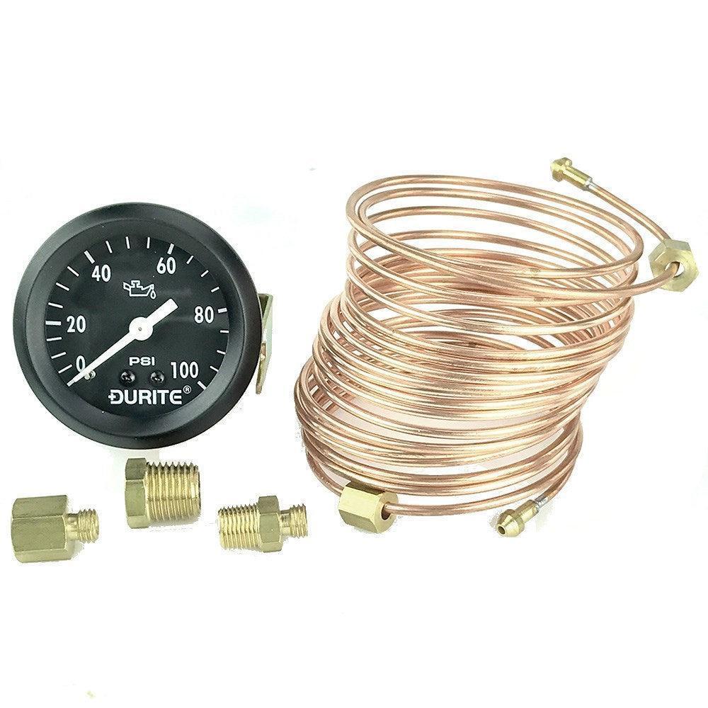 Mechanical Oil Pressure Gauge 57mm Black - Image 4