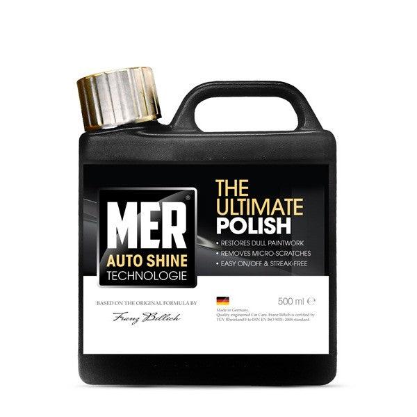 MER Ultimate Shine Polish 500ml - Restores & Protects Car Paintwork