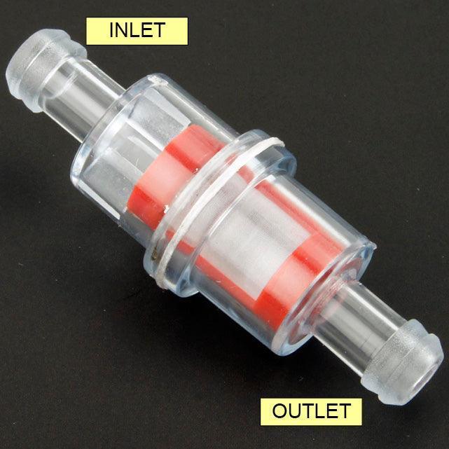 Micro Fuel Filter Nylon 8mm In and Out 60mm - Image 2