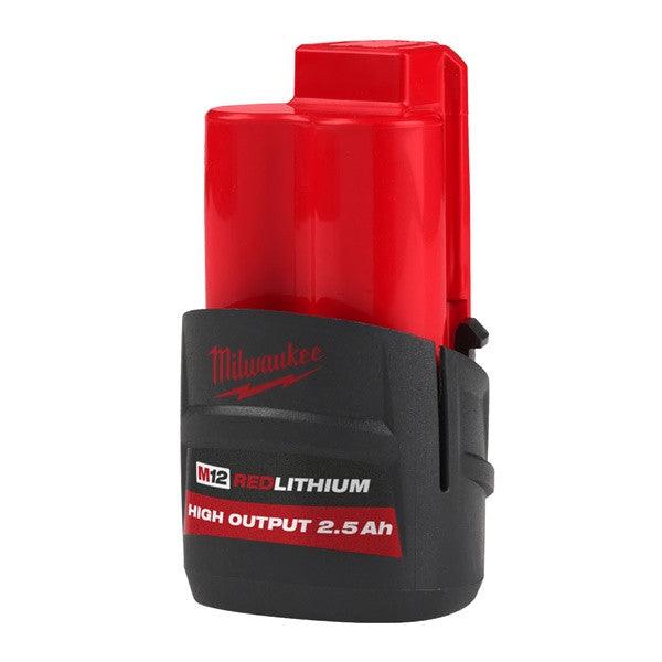 Milwaukee M12 HO 2.5Ah Battery - 4932480164