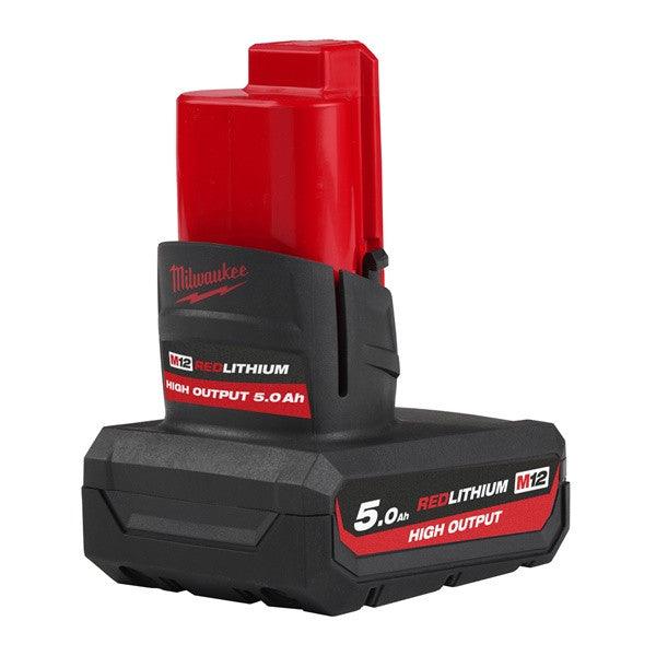 Milwaukee M12 HO 5.0Ah Battery Pack - 4932480165