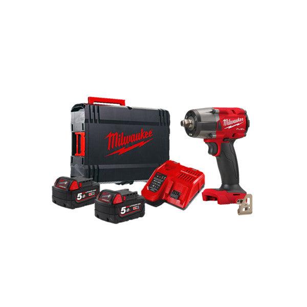 Milwaukee M18 Fuel 3/8" Mid-Torque Impact Wrench Kit - Power & Control