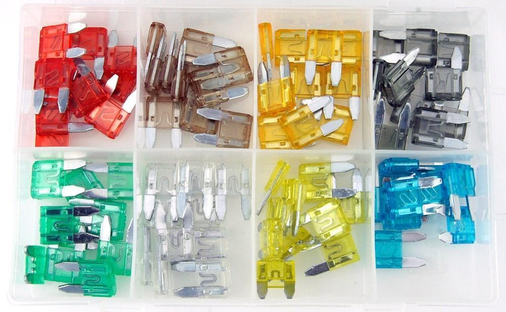 Mini Blade Fuse Selection Pack of 80