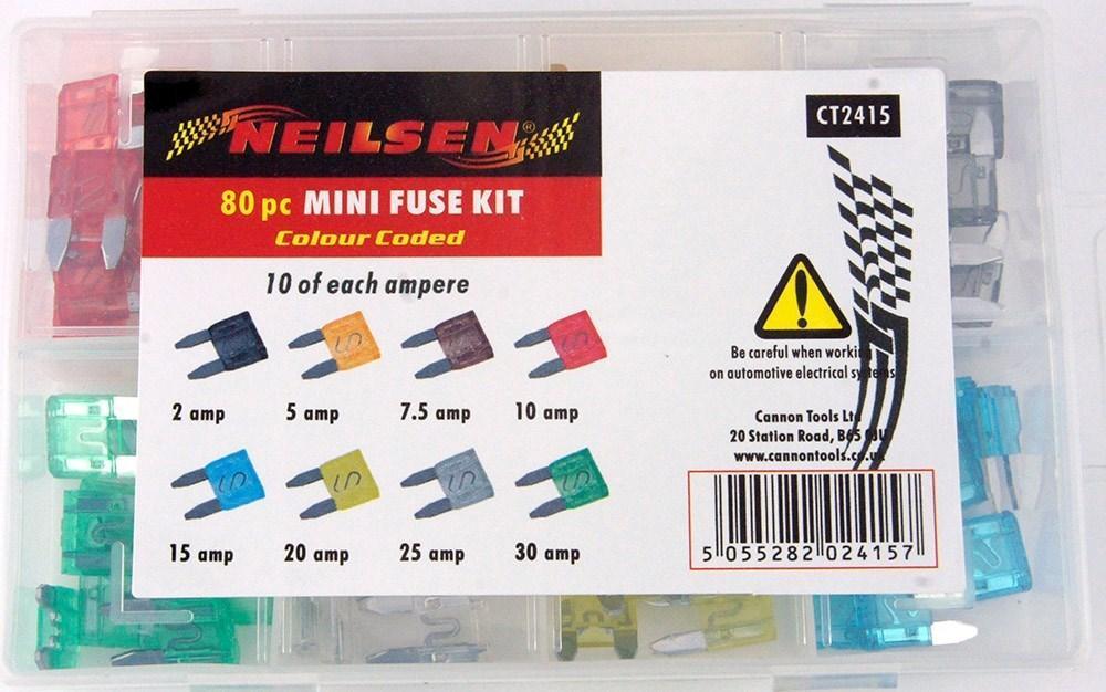Mini Blade Fuse Selection Pack of 80 - Image 2