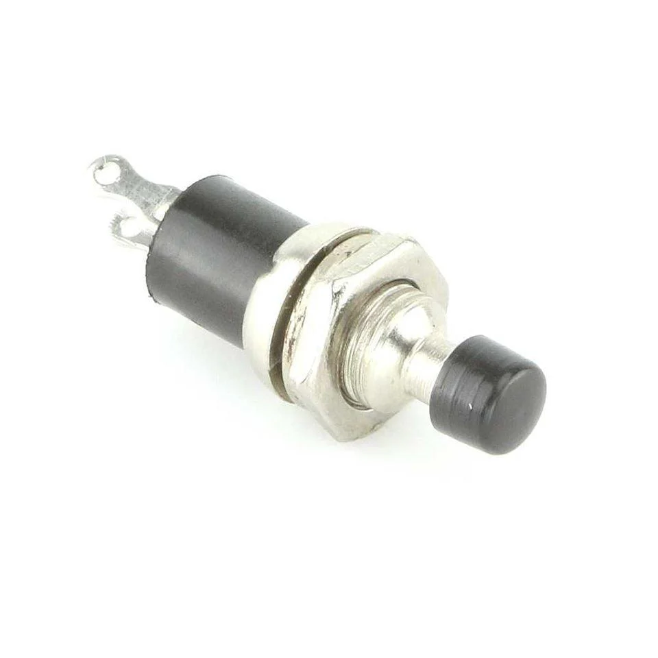Mini Push Button Switch Black Button - Image 2