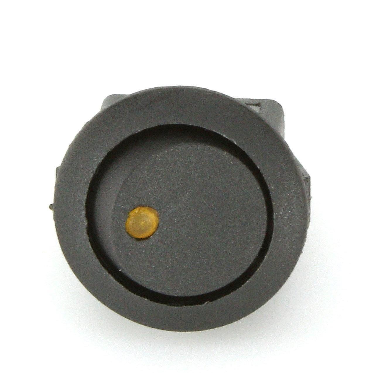 Mini Rocker Switch Illuminated Amber - Image 2