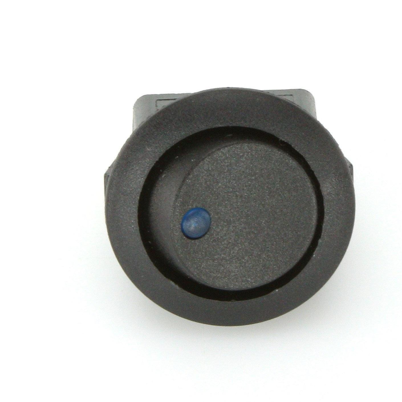 Mini Rocker Switch Illuminated Blue - Image 2