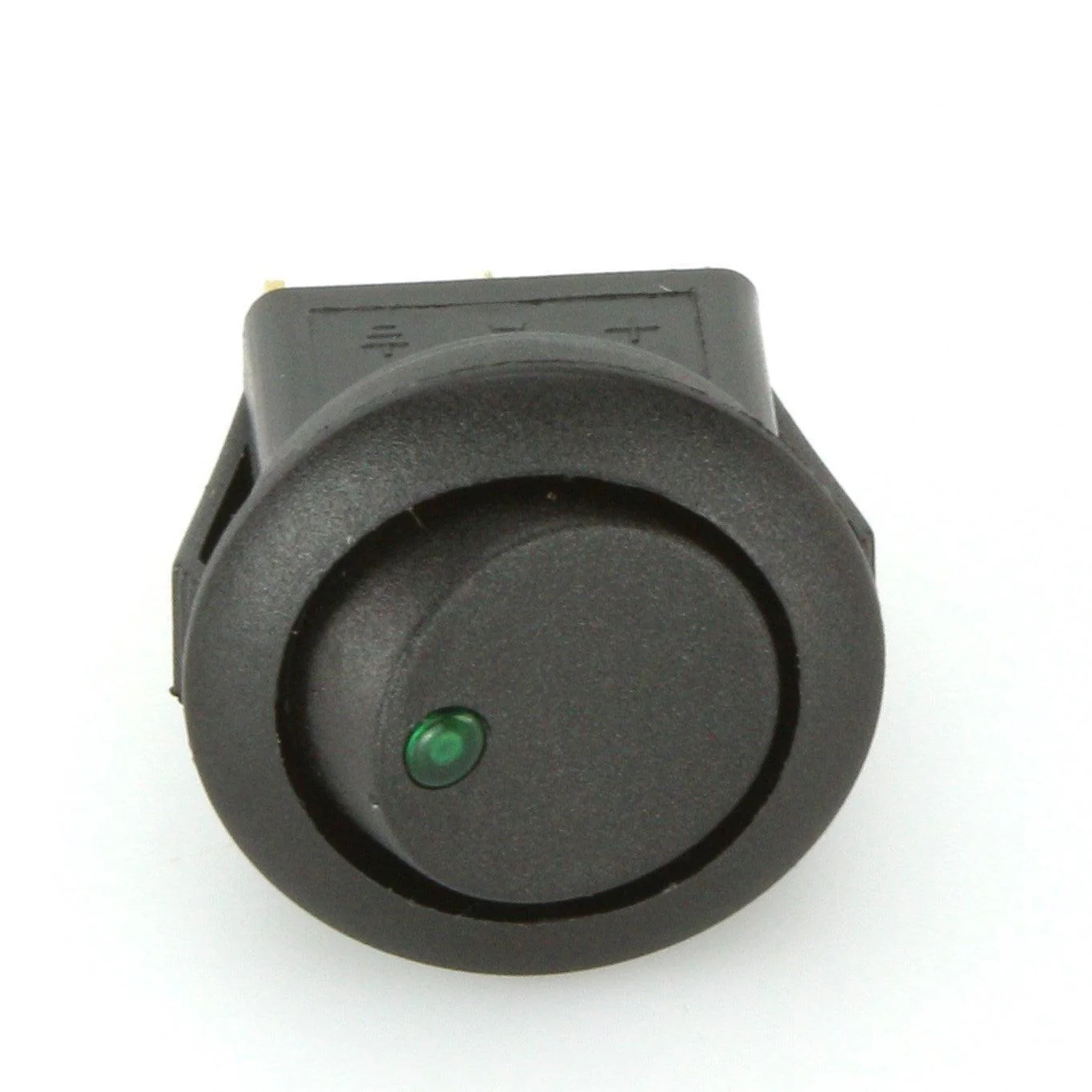 Mini Rocker Switch Illuminated Green - Image 3