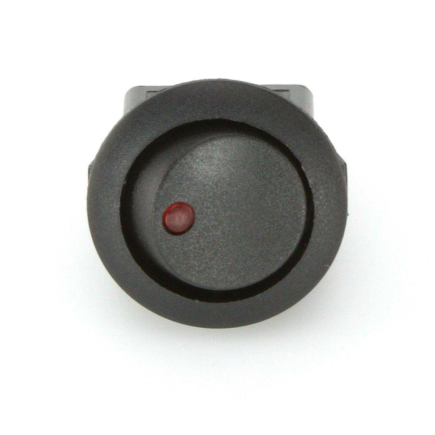 Mini Rocker Switch Illuminated Red - Image 3
