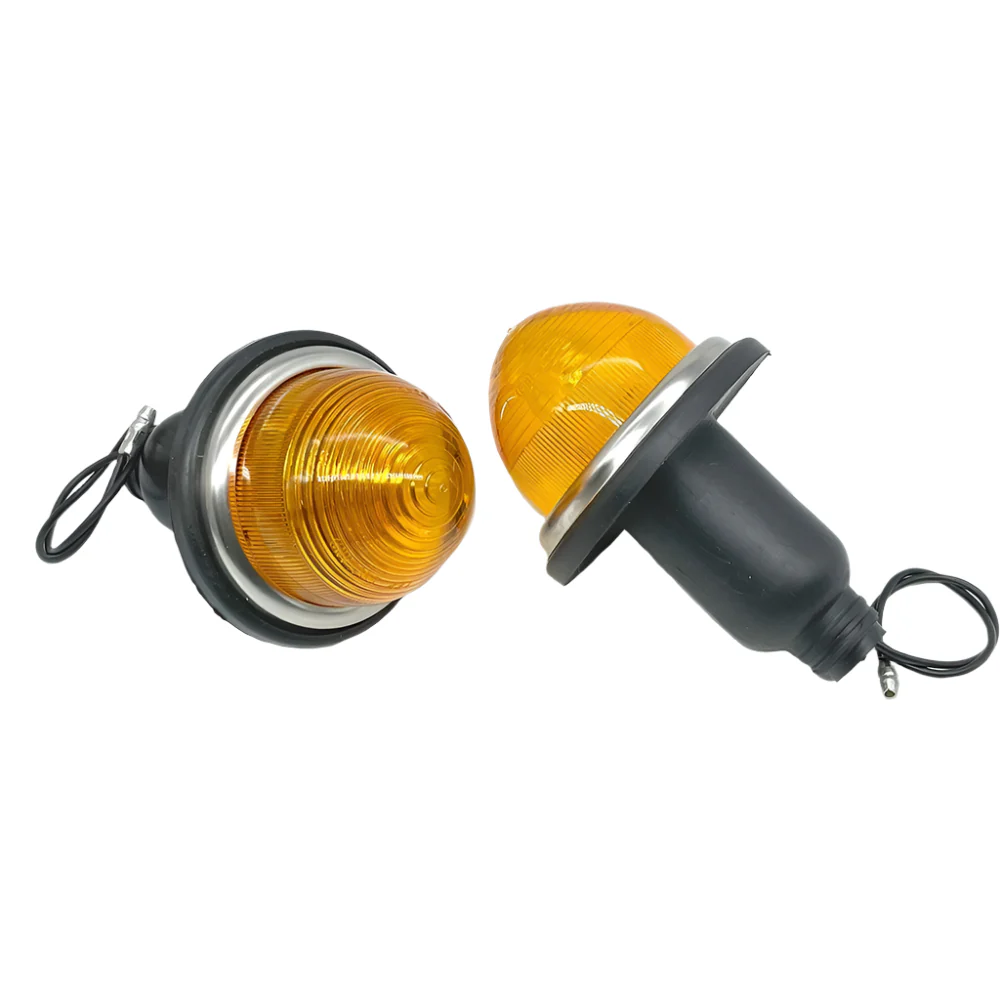 Mini Style Indicator Amber 72mm Pair