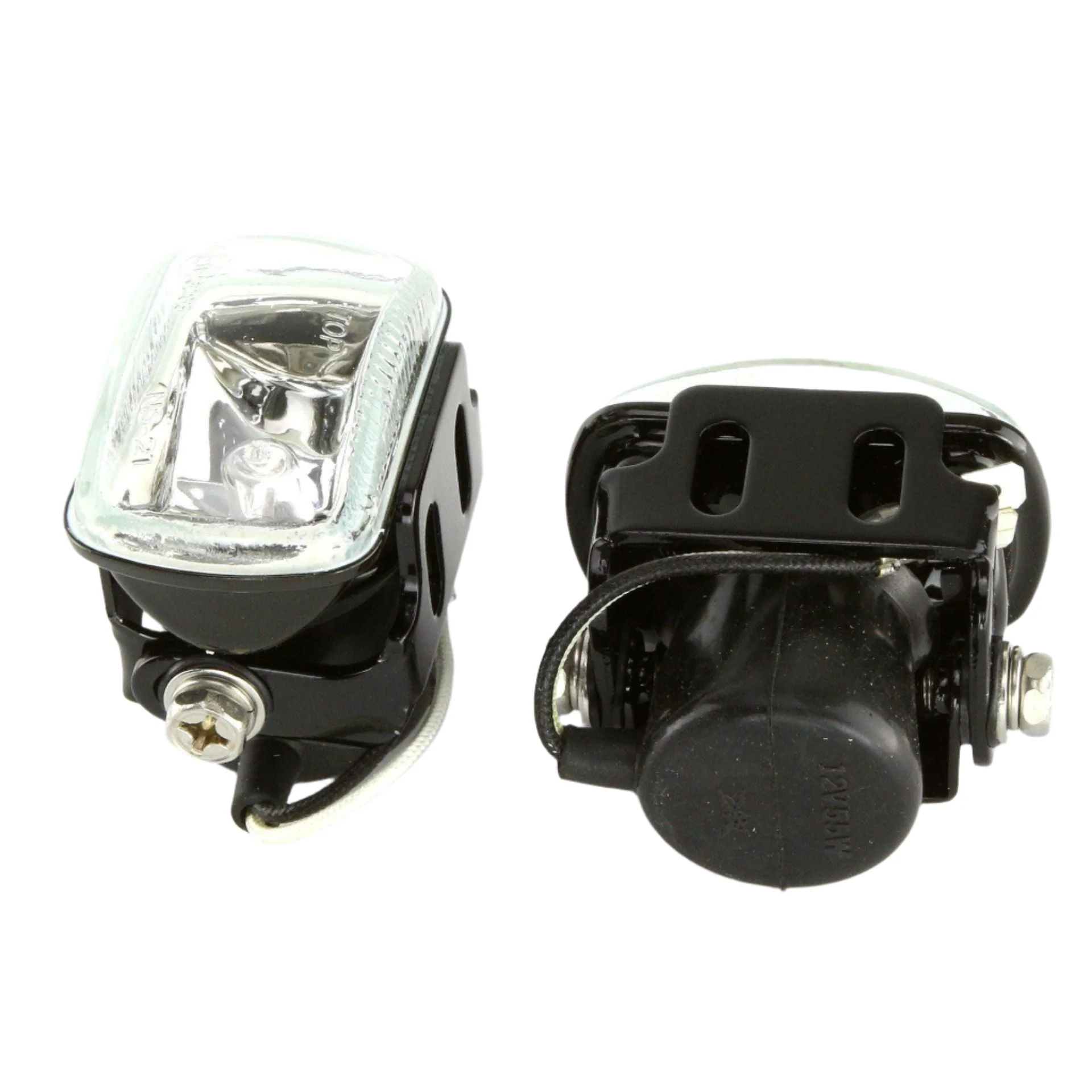 Miniature Fog Lamps Rectangular 60mm Pair - Image 3