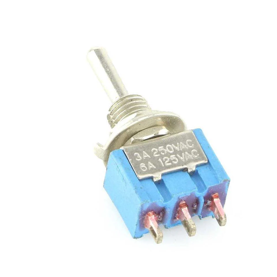 Miniature Chrome Toggle On-Off-On - Image 3