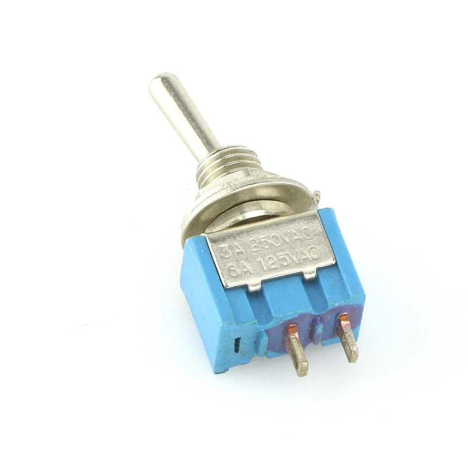 Miniature Chrome Toggle Switch On-Off - Image 3