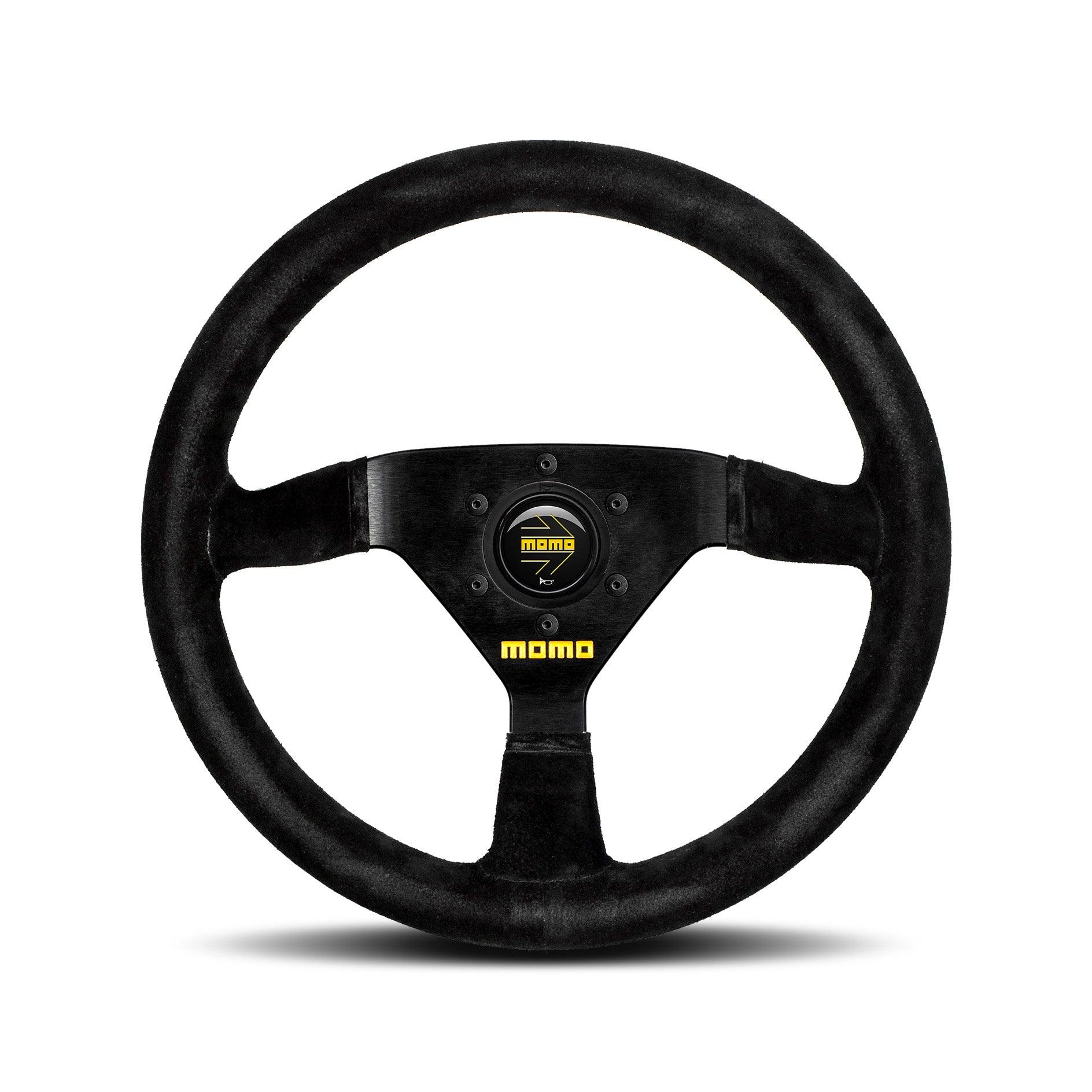 MOMO MOD.69 Racing Steering Wheel - 350mm - Black Suede