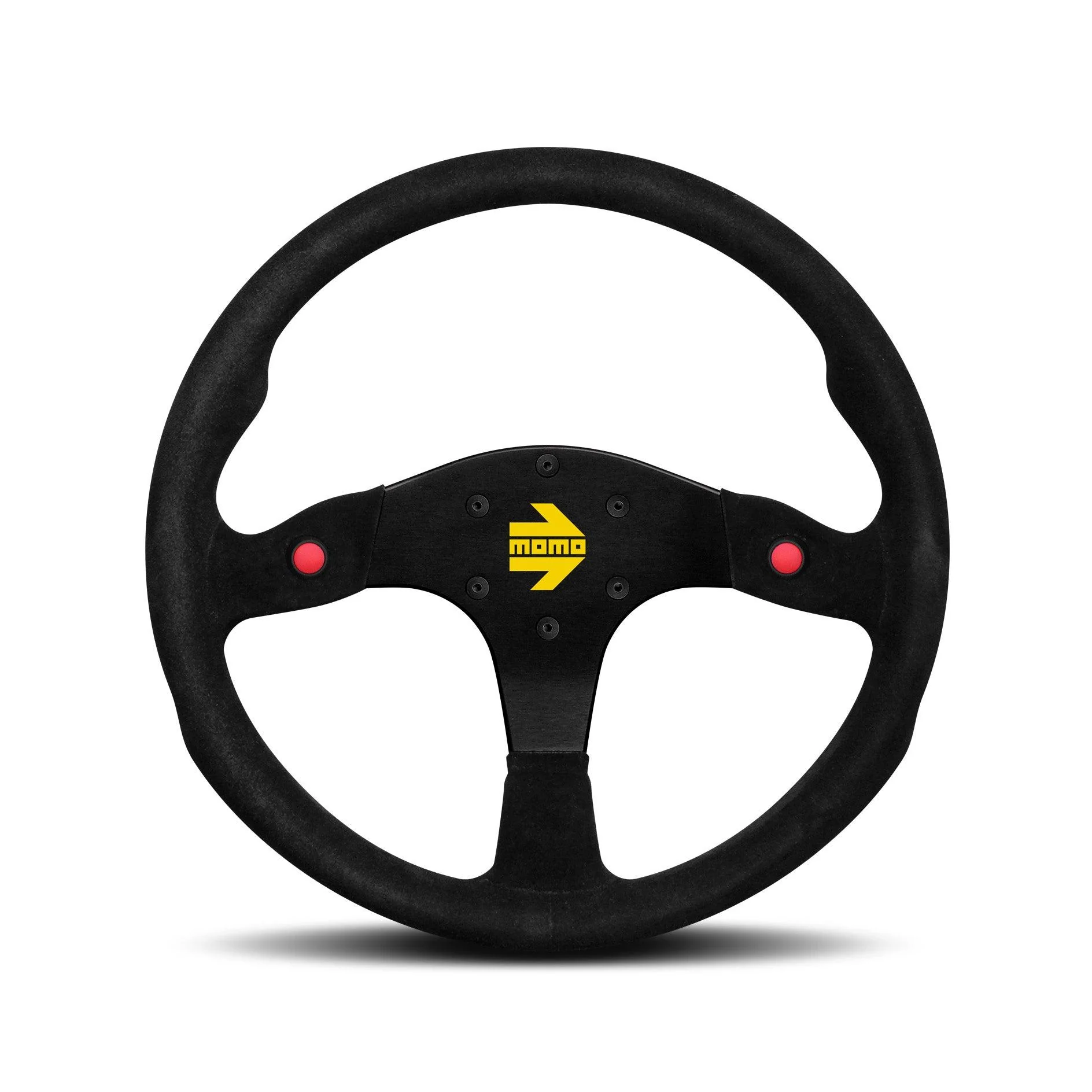 MOMO MOD. 80 Racing Steering Wheel - Black Suede - 350mm