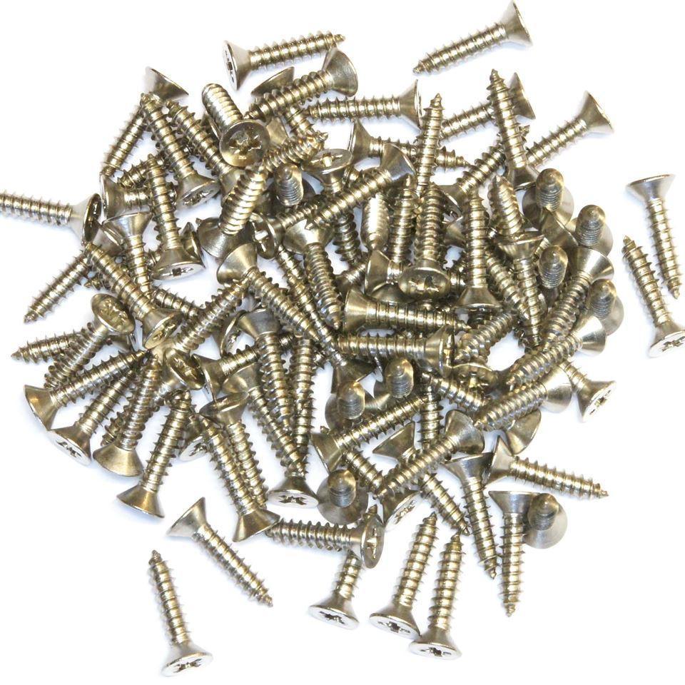 No.8 x 19mm Countersunk Head Stainless Self Tappers Pack of 100
