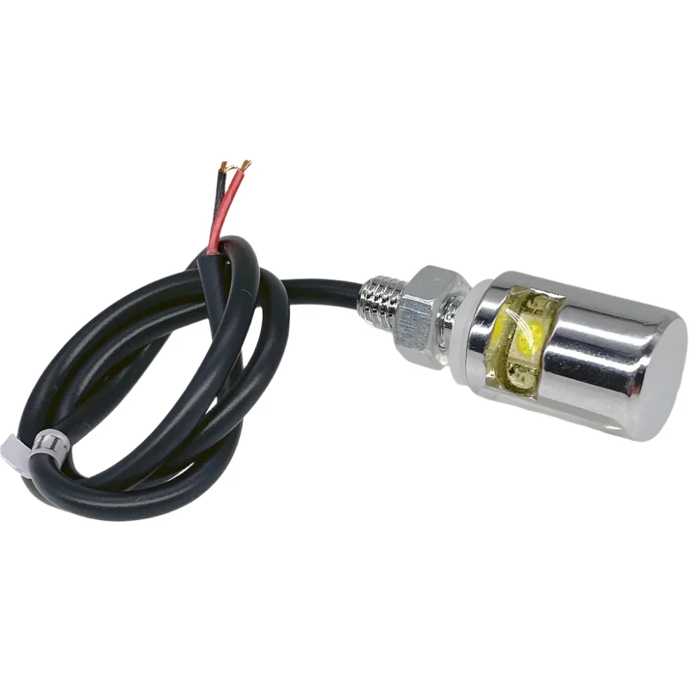 Chrome LED Number Plate Bolt Lights