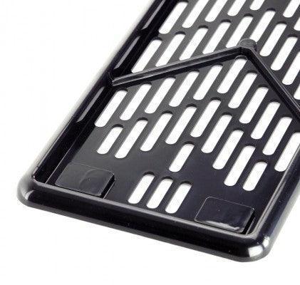 Number Plate Surround Black Plastic