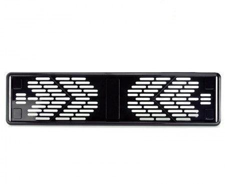 Number Plate Surround Black Plastic - Image 2
