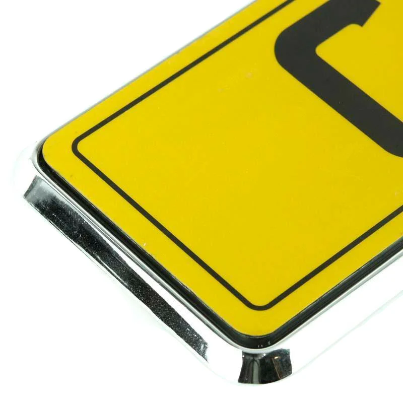 Number Plate Surround Chromed Plastic - Image 2