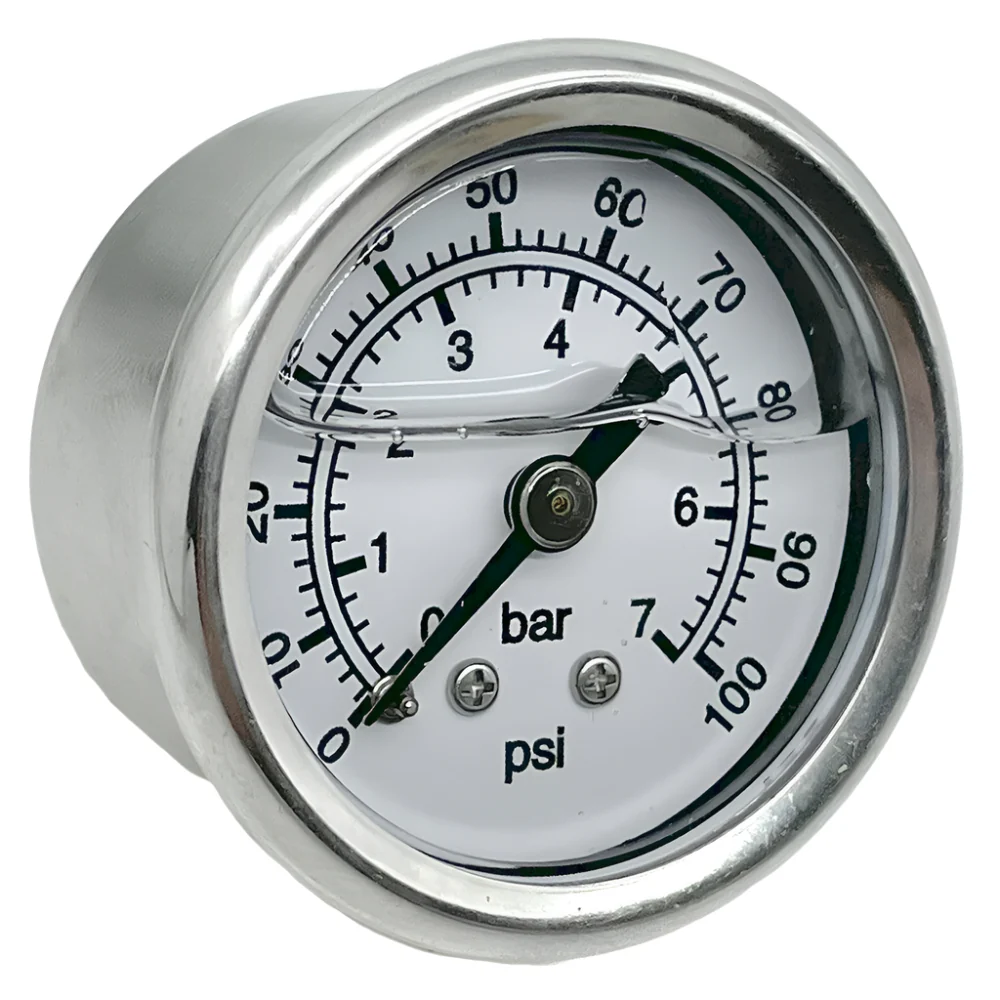 Oil Filled Fuel Pressure Gauge. High Pressure. Injection 0-7 BAR