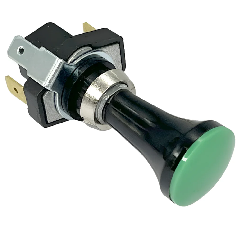 ON-OFF Illuminated Push-Pull Switch GREEN